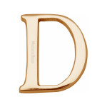 M Marcus Heritage Brass Letter D - Pin Fix 51mm